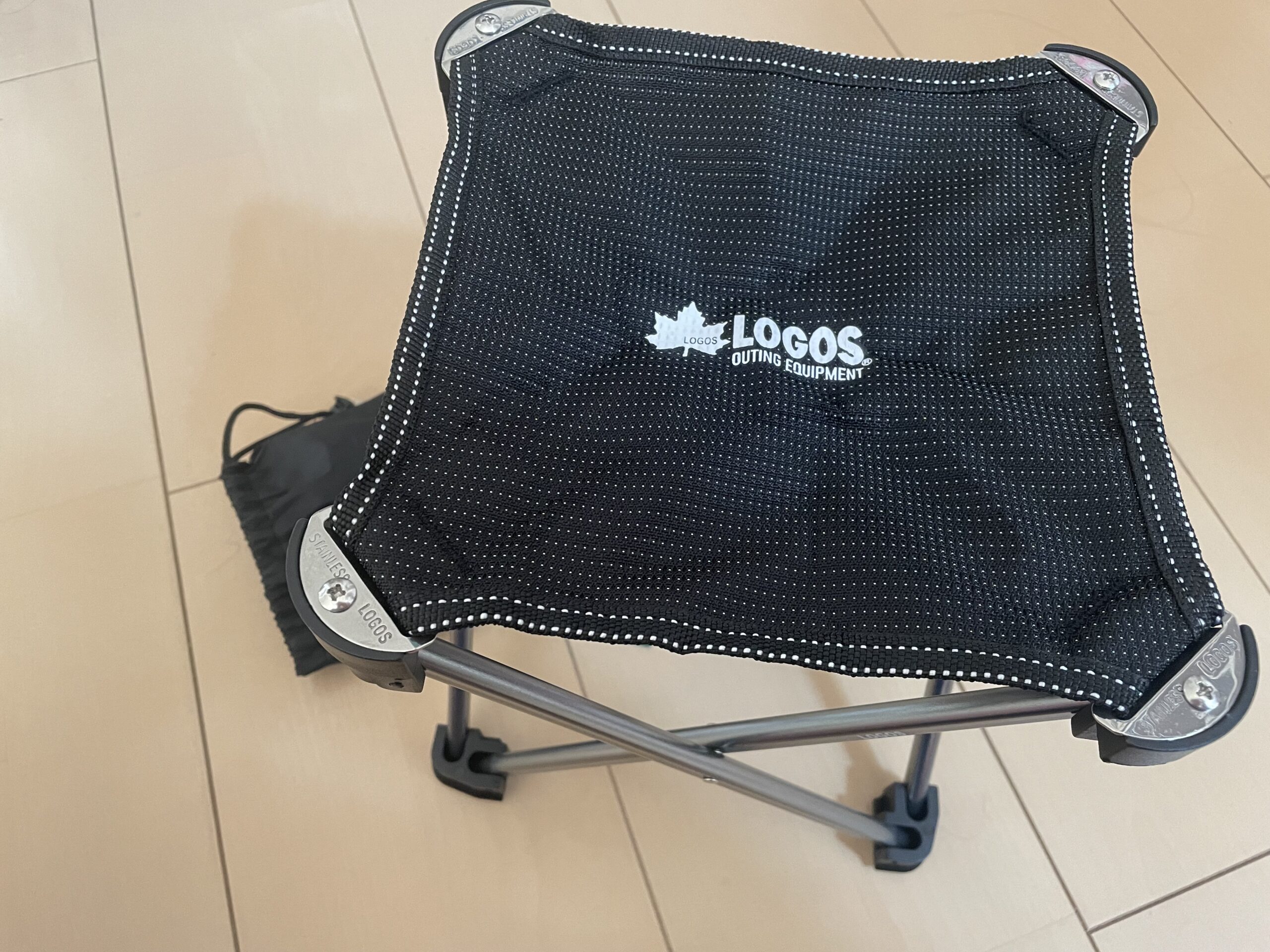 ロゴス(LOGOS) キュービックチェア ジュラルミン 耐荷重120kg アウトドア 折り畳み キャンプ 椅子