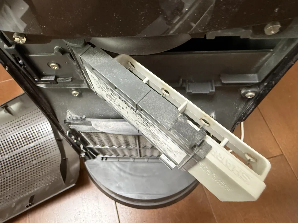シャープ空気清浄機 PF-ETC1 U3 点滅