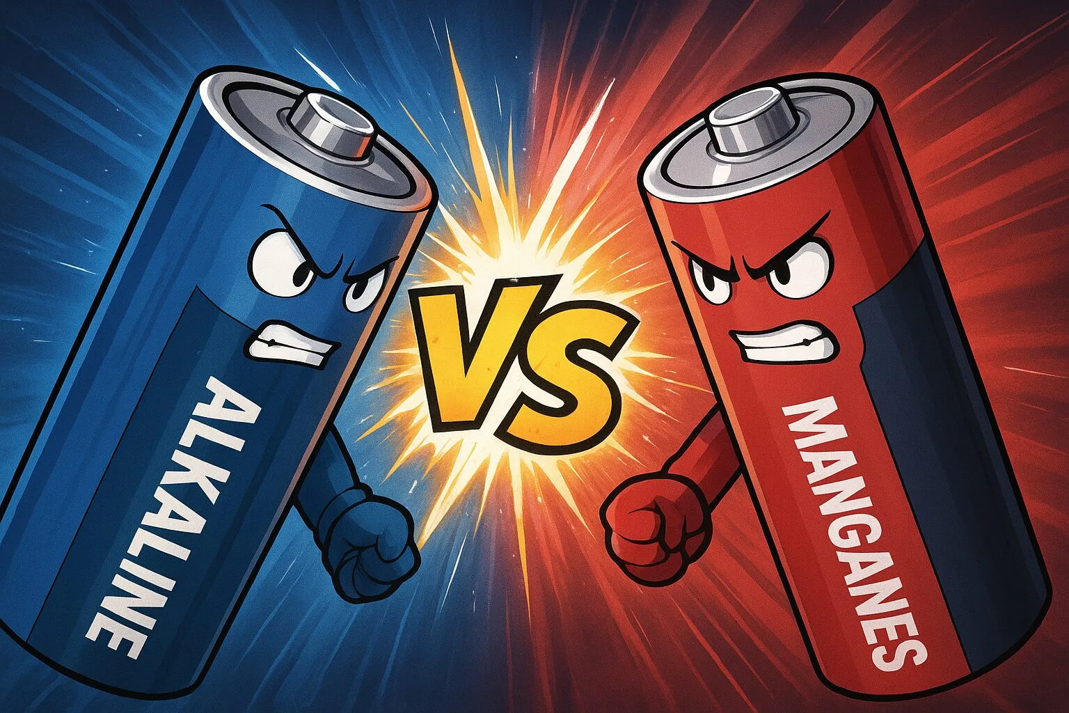 マンガン電池VSアルカリ電池どっちを使うのがオススメ?