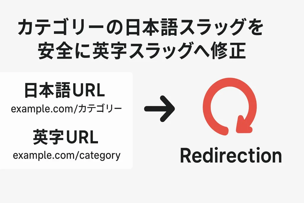 カテゴリー スラッグ 日本語 英字 変更