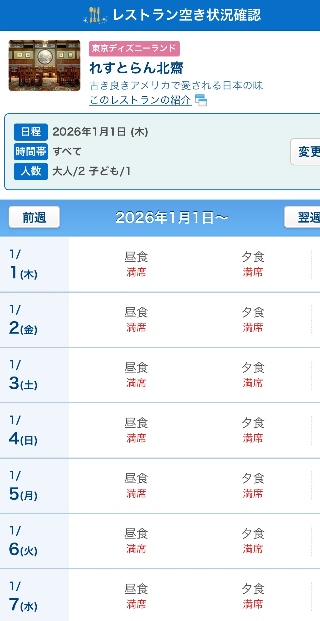 ディズニーランド 1月 2026 攻略