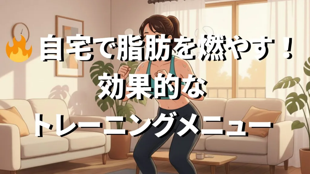 自宅 トレーニング 脂肪燃焼