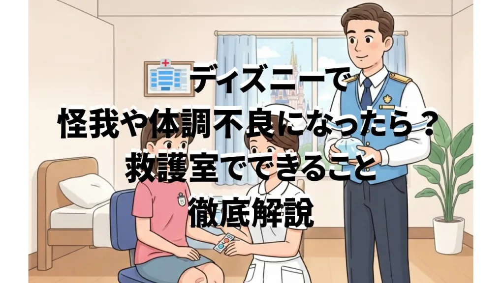 ディズニー 救護室 できること