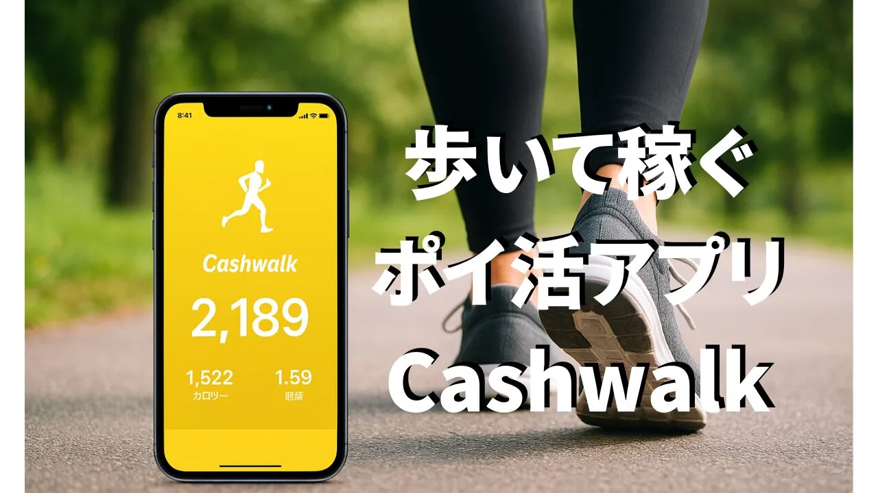 🚶‍♀️ 歩いて稼ぐ！【cashwalk（キャッシュウォーク）】の始め方と効率的なポイント獲得術 - ちゅ〜ちゅ〜ぶ。