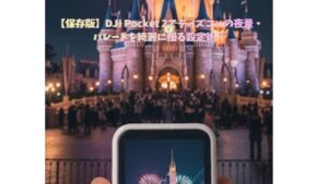 【保存版】DJI Pocket 2でディズニーの夜景・ パレードを綺麗に撮る設定術！